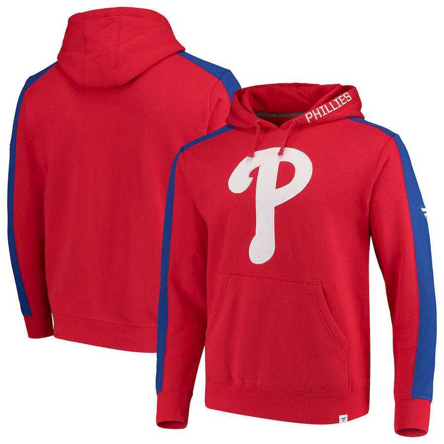 Men's Philadelphia Phillies Fanatics Branded Iconic Fleece Pullover Hoodie Red & Royal,We sell and wholesale Men's Philadelphia Phillies Fanatics Branded Iconic Fleece Pullover Hoodie Red & Royal on line form chian!